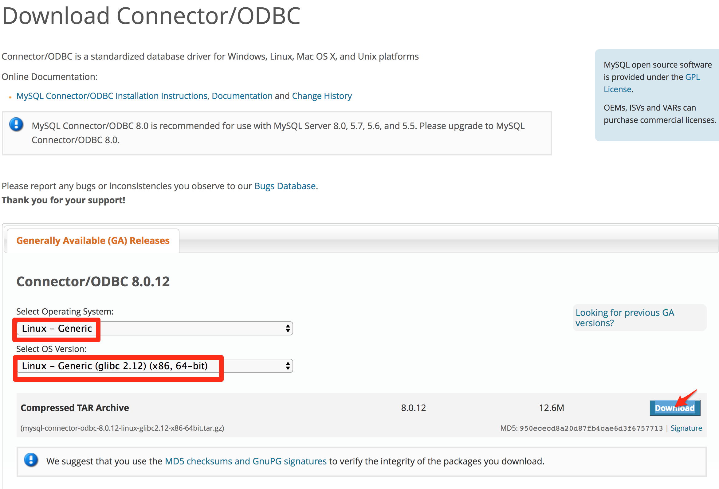 odbc manager for mac